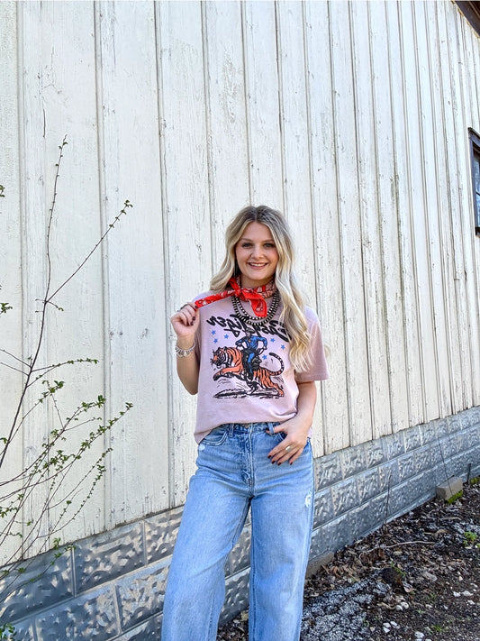 Easy Tiger Cropped T-Shirt