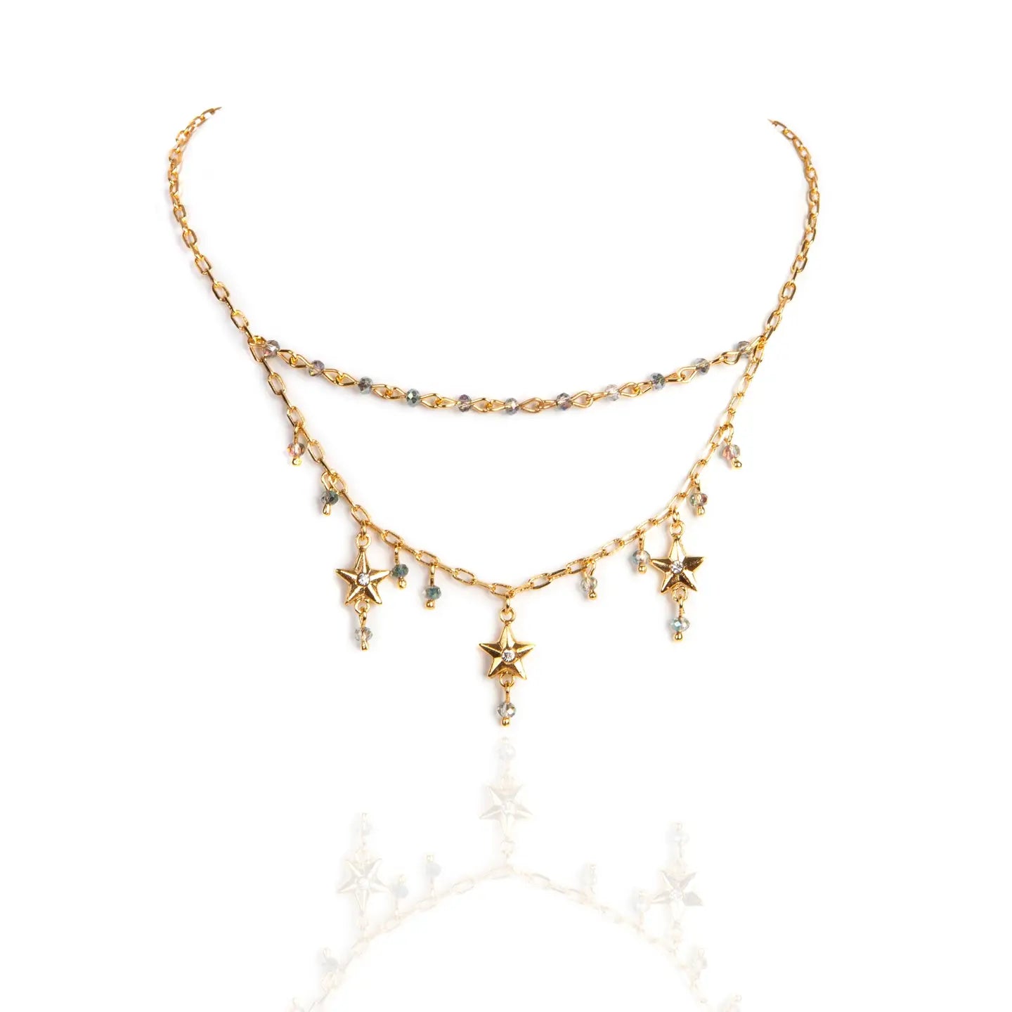 Esme Gold Star Necklace