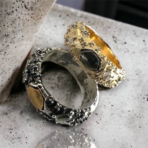 VINTAGE SILVER VESTA RING