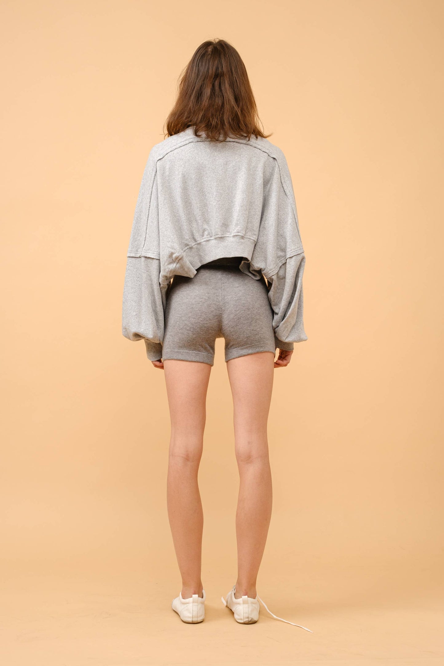 FRENCH TERRY BOLERO JACKET