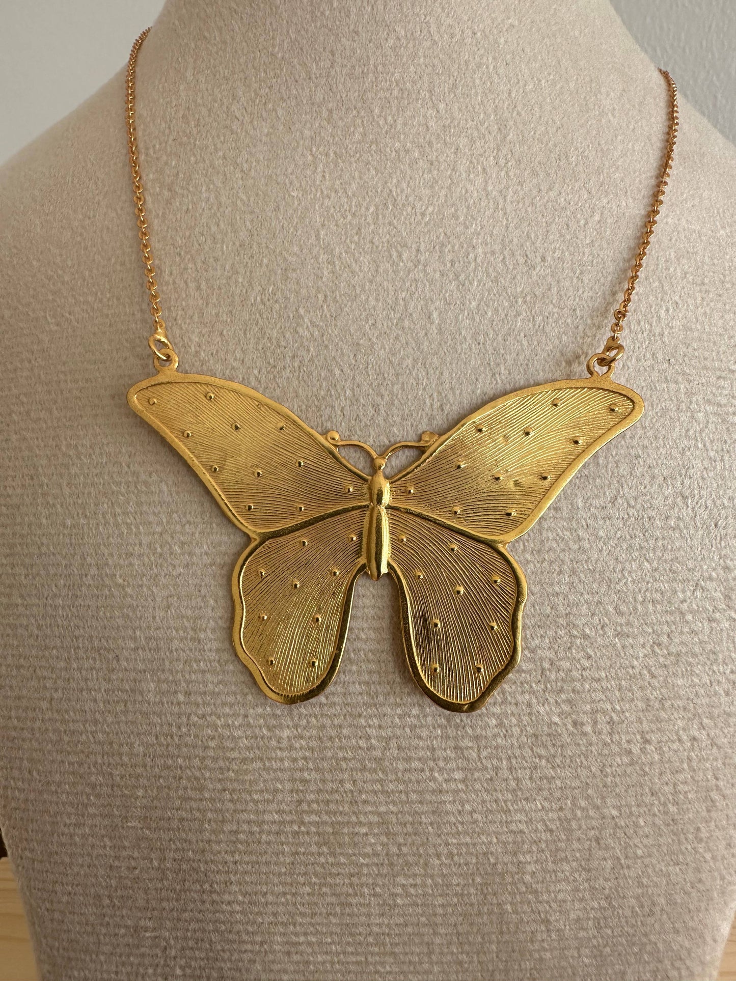 Butterfly Insect Chain Necklace | Hope + Rebirth Necklace