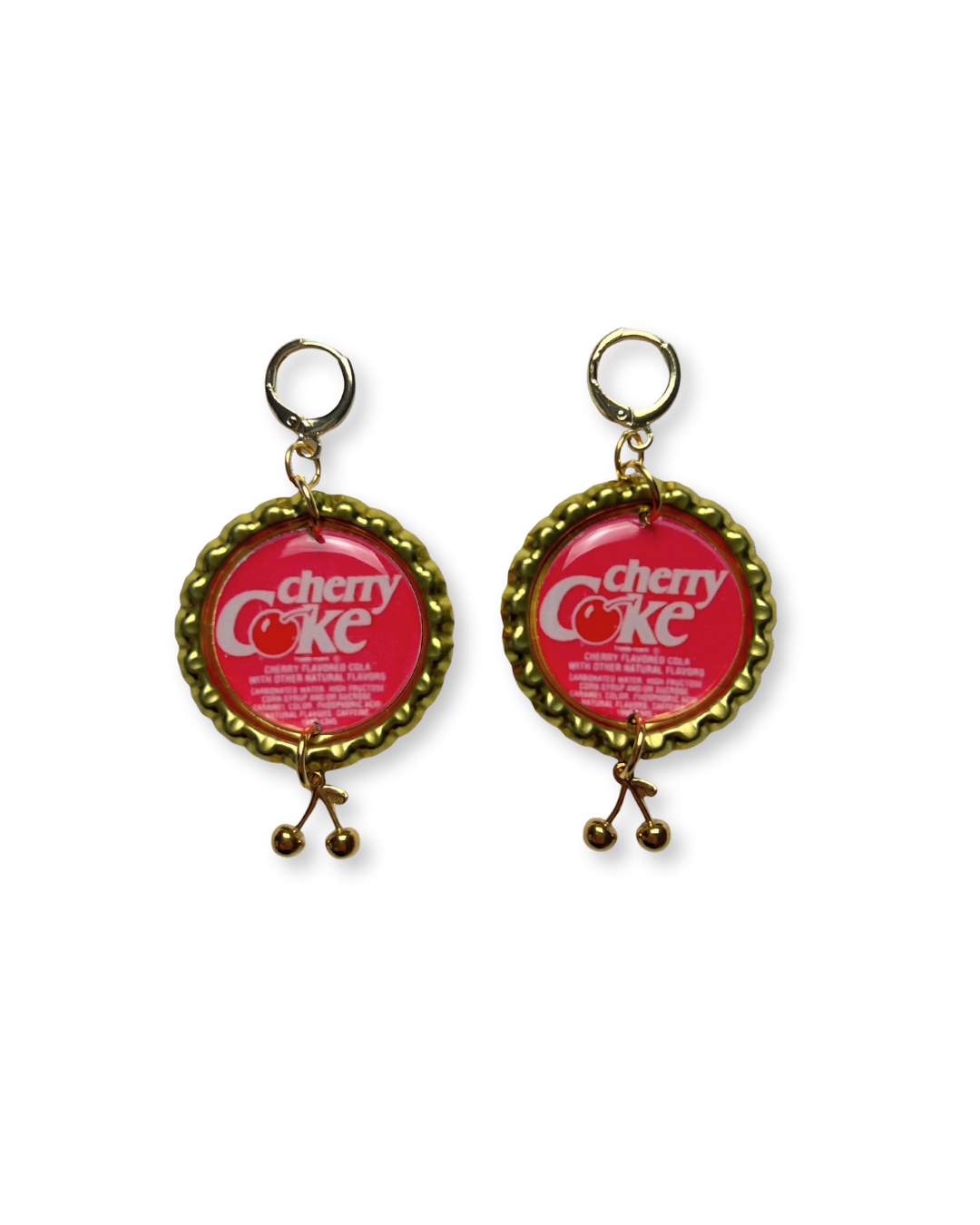 Cherry Cola Dangle Earrings