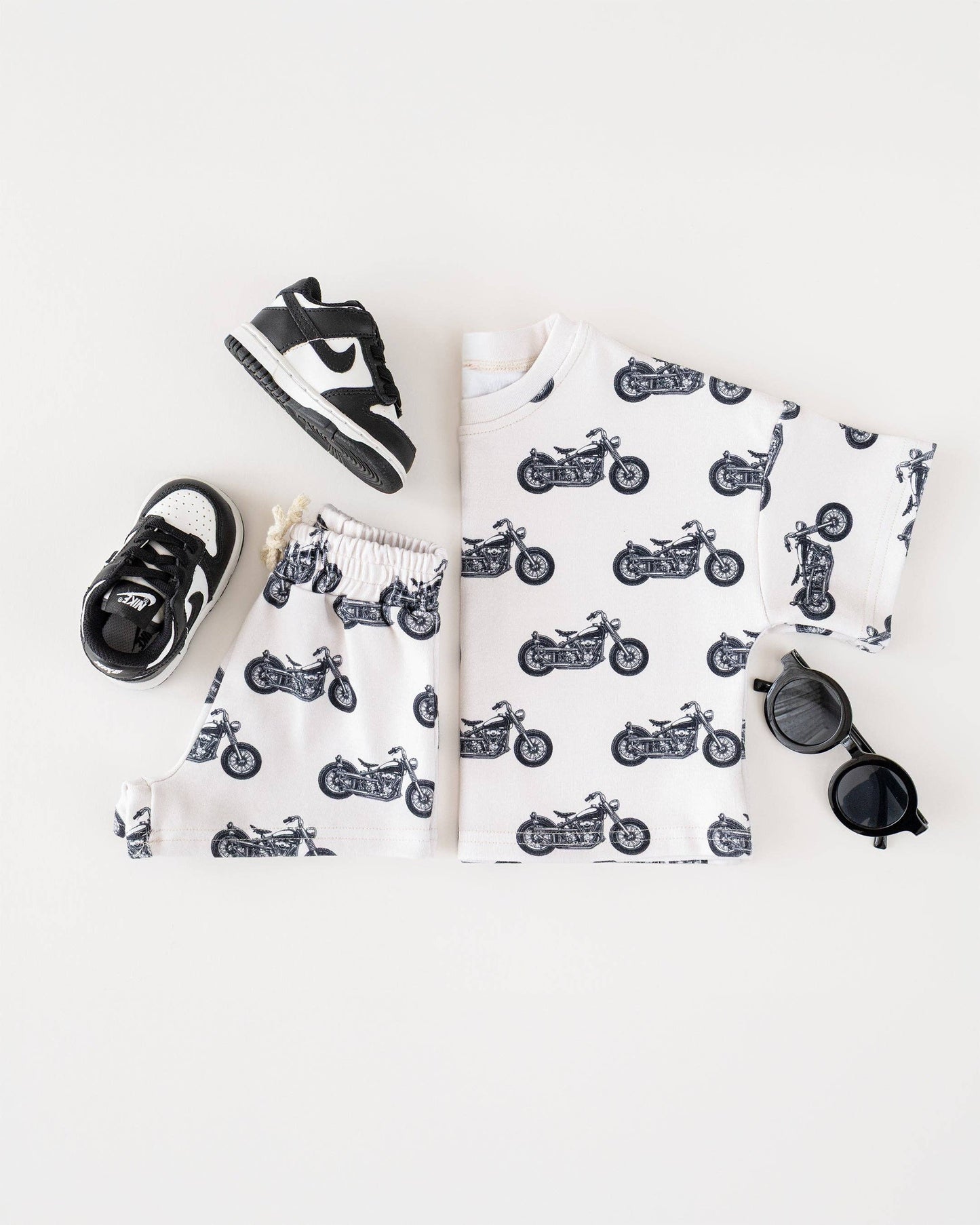 Baby & Kids Shorts Set | Born to Ride