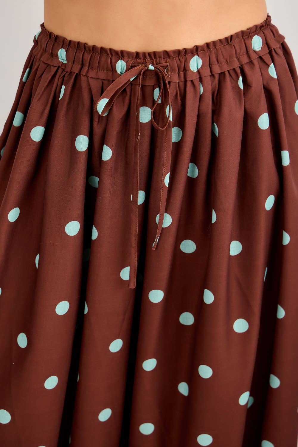 Pre order: EST SHIP SEPT 30 ❤️ POLKA DOT PRINT LACE TRIM PANTS