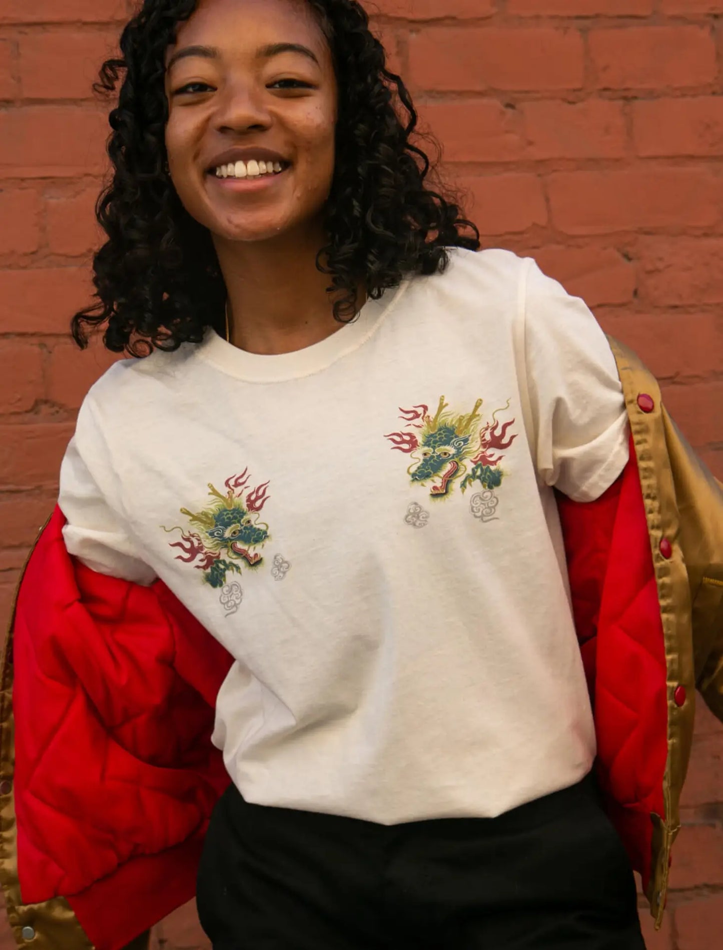 Dragon Head Graphic T-Shirt
