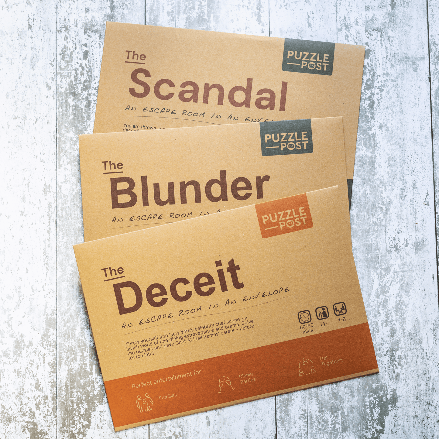 Escape Room in an Envelope: Dinner Party Edition. THE DECEIT