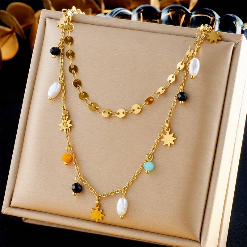 18K SEEDBEAD NECKLACE