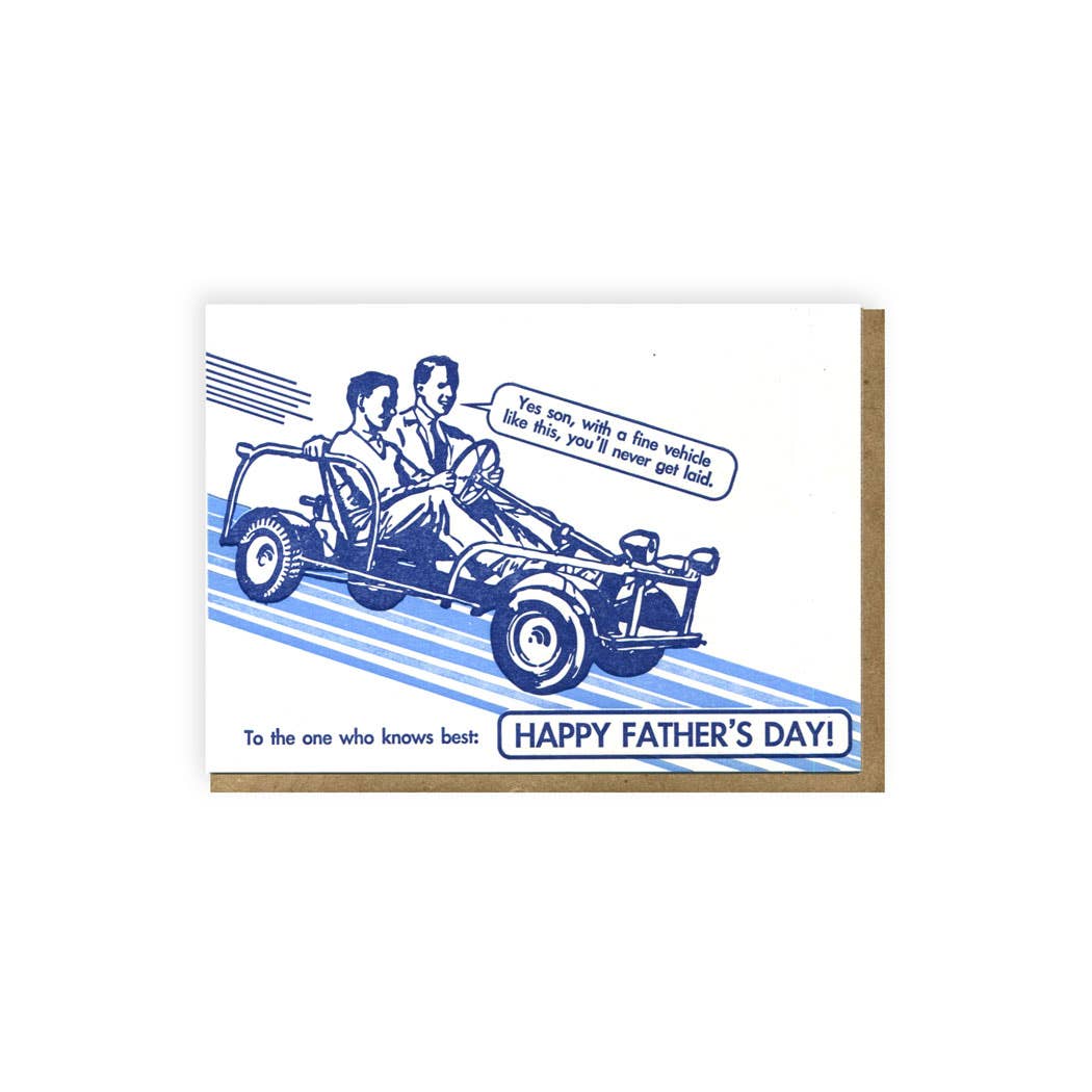 Father's Day Car Card