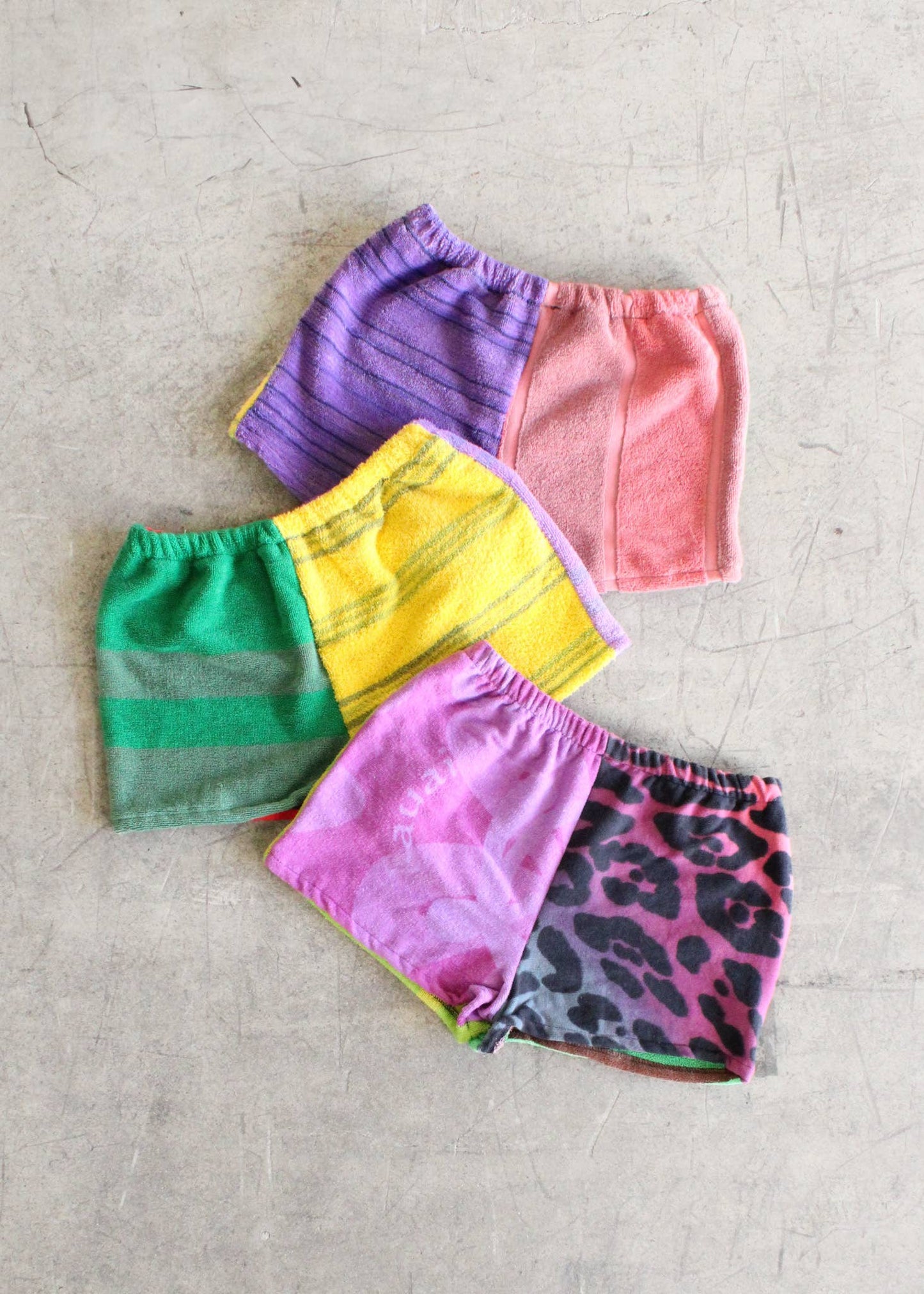Over Dyed BeachTowel Shorts