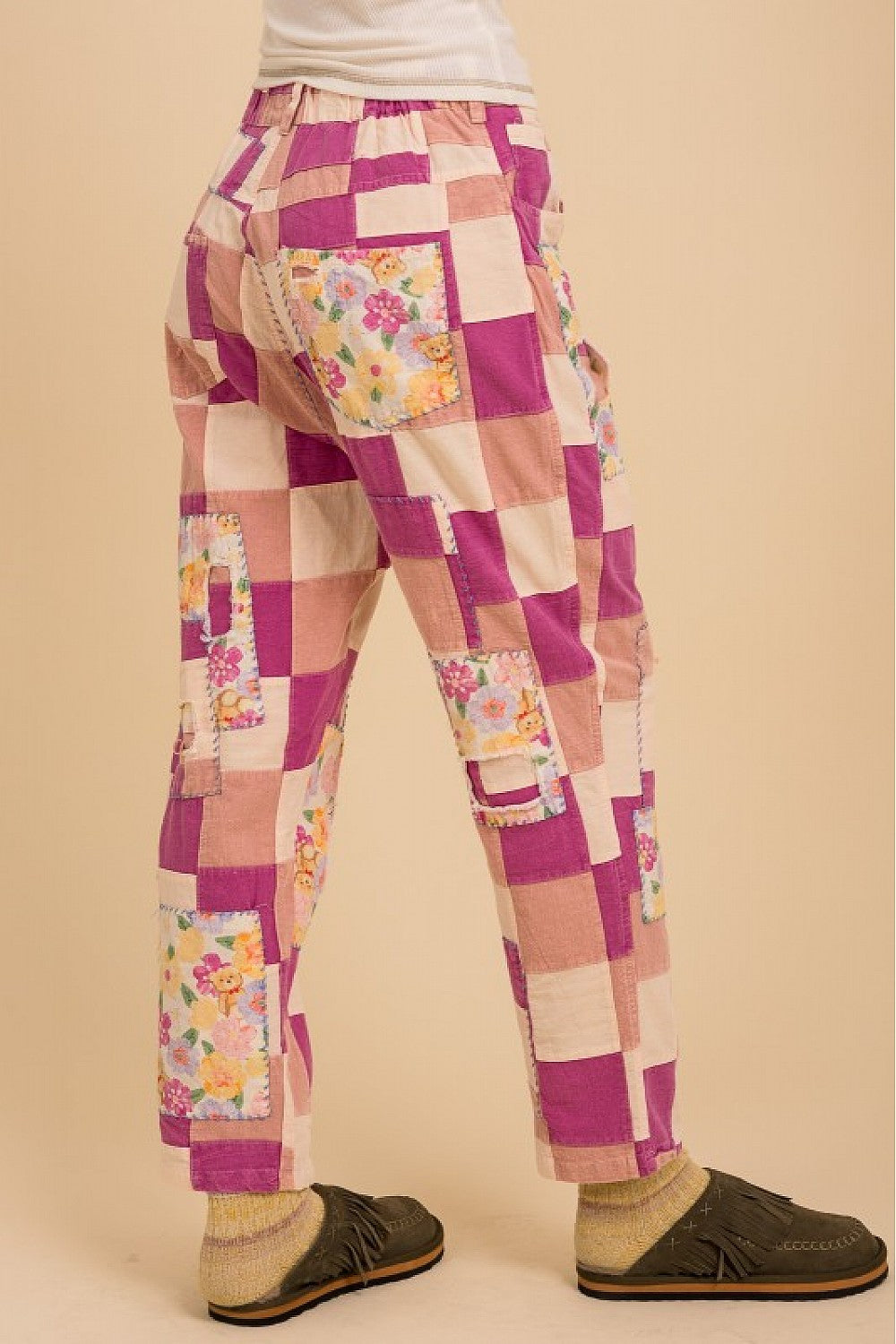 PATCH WORK PRINT PANTS
