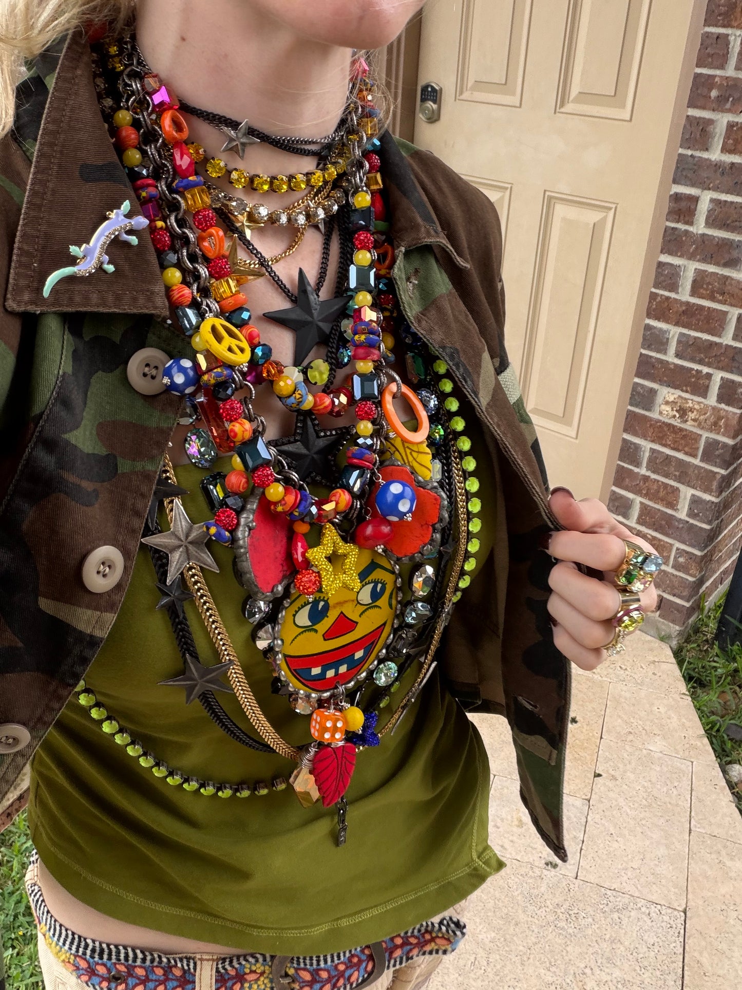 Clown around Necklace