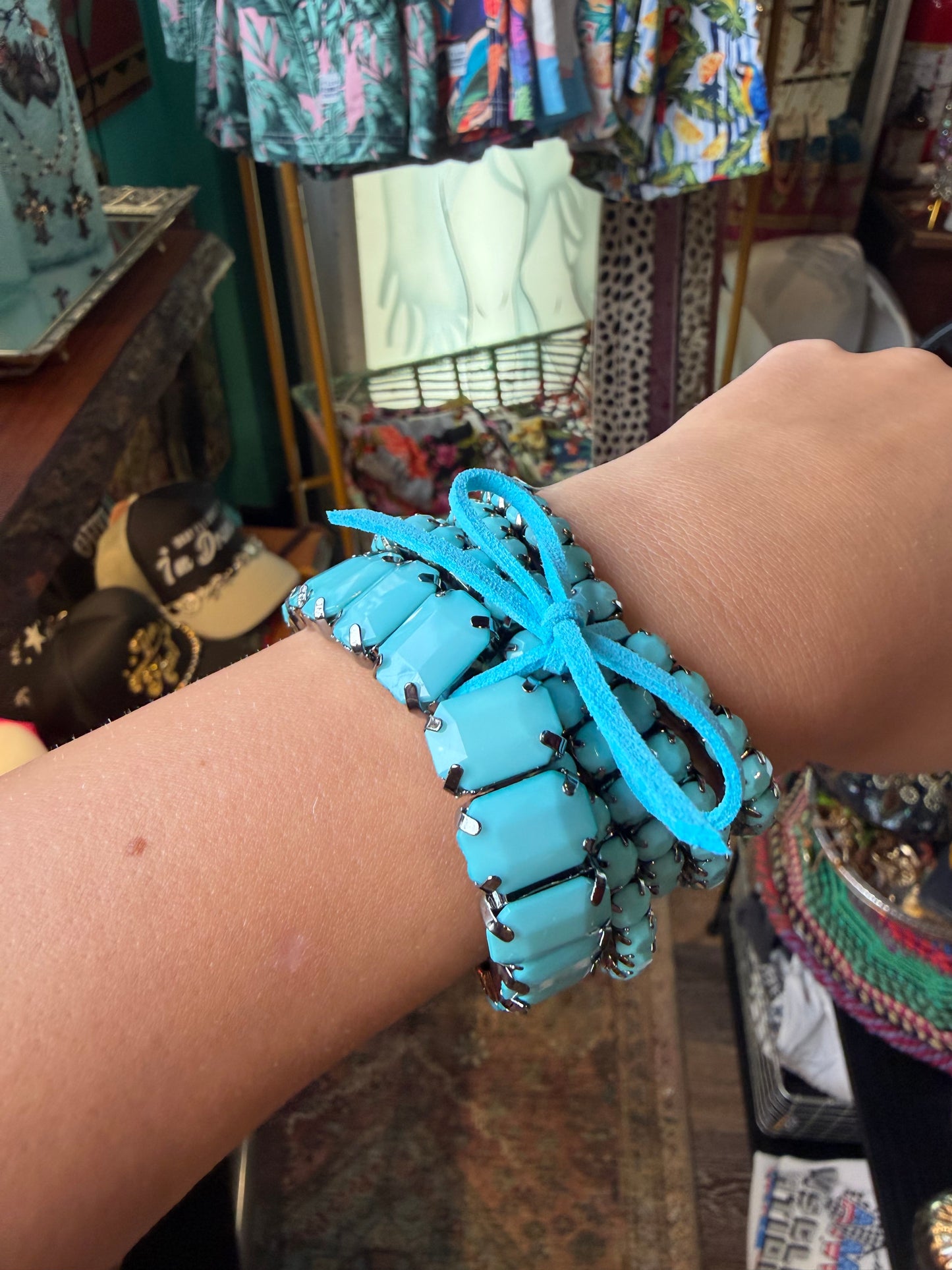 Turquoise Stretch Bracelets