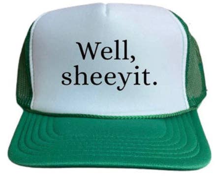Well Sheeyit Trucker Hat (Red & White)