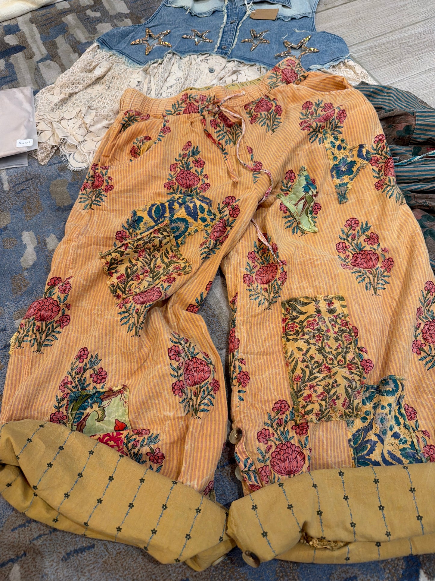Rare bird reversible pants