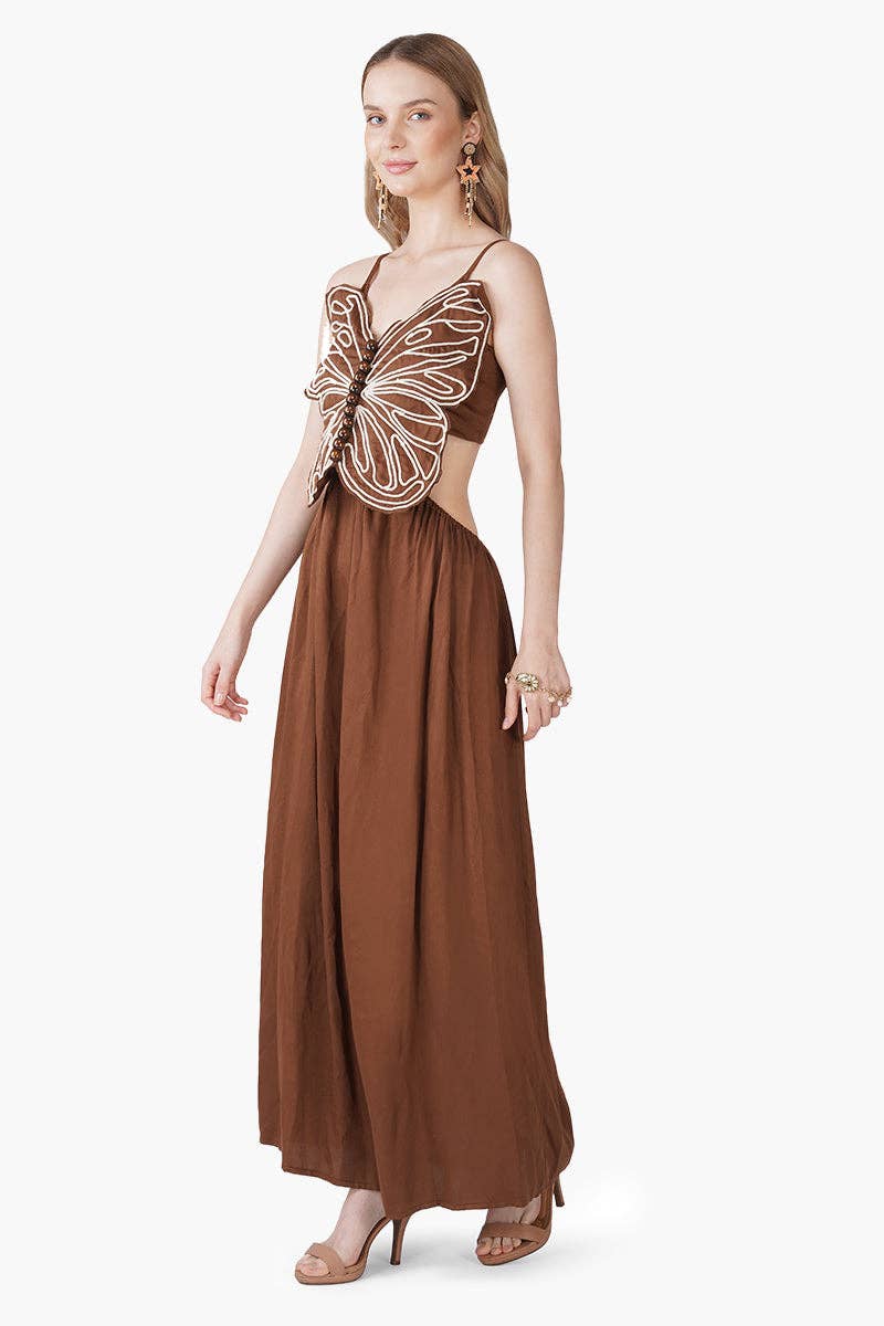 Butterfly Maxi Dress