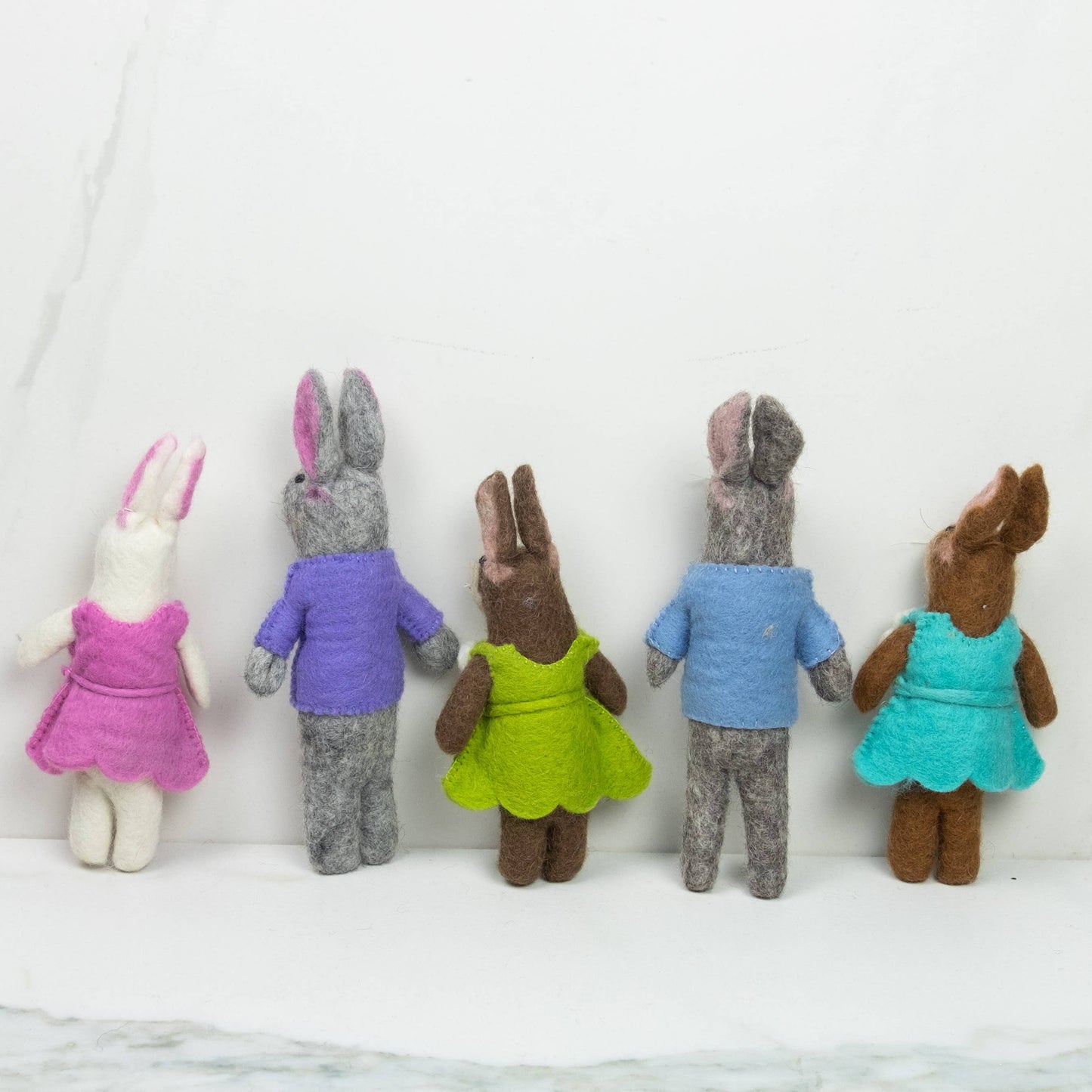 Felt Easter Bunny Dolls