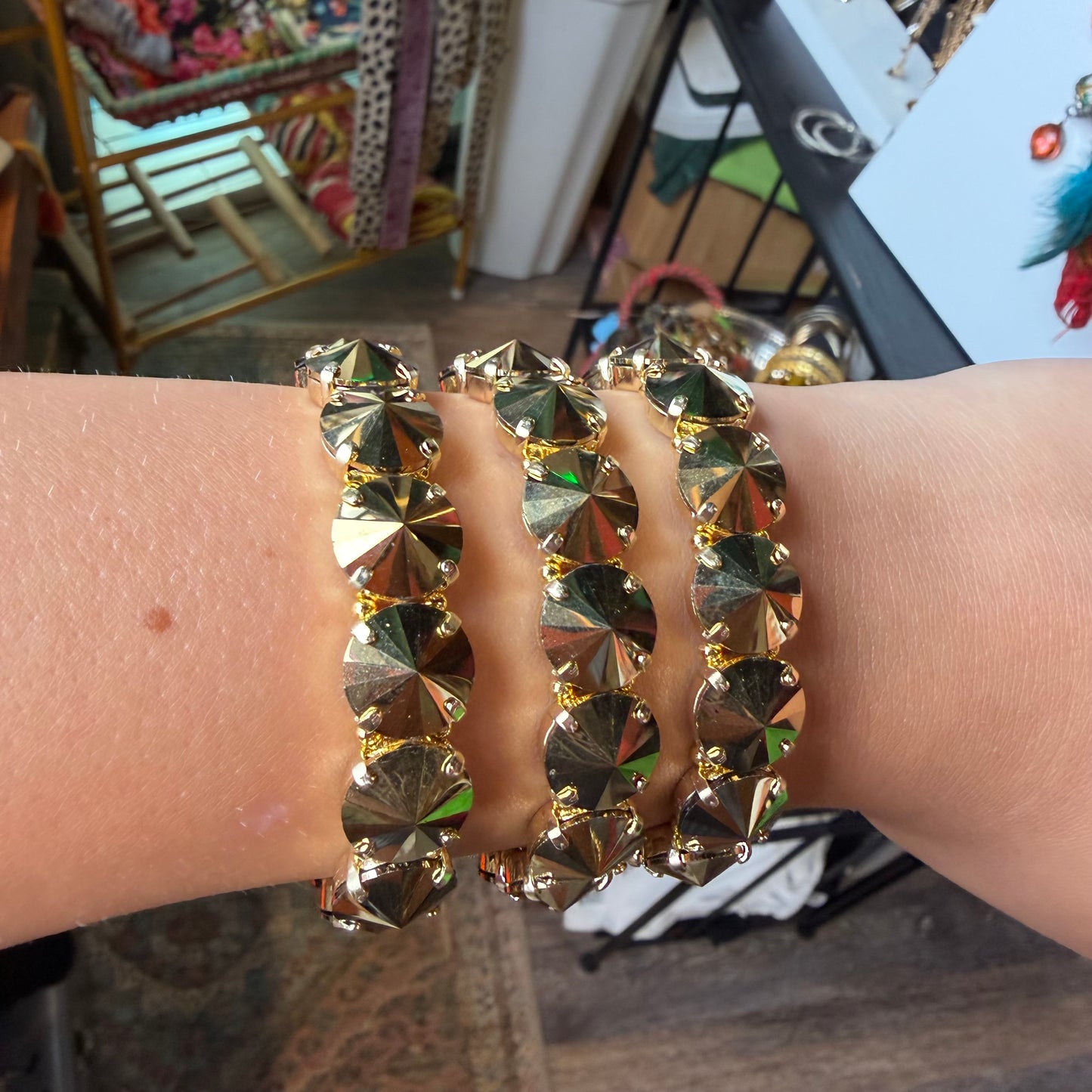 Gold Stretch Bracelet