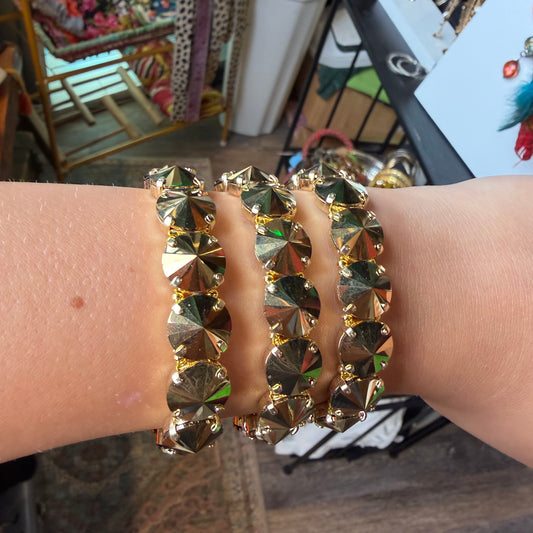 Gold Stretch Bracelet