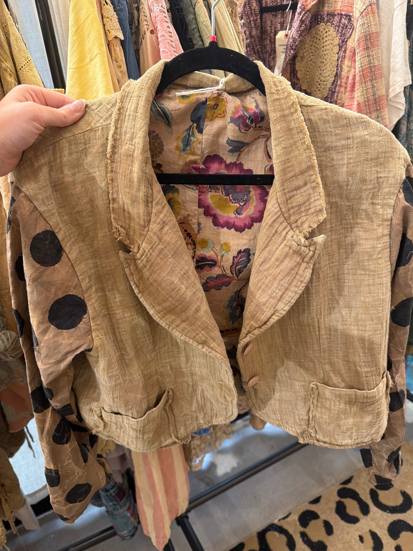 Painted Moon Polka Dot Jacket