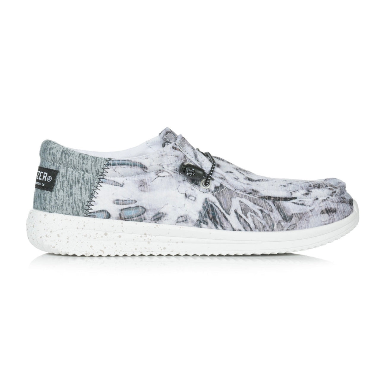 Howitzer Silver Mist White Slip-on Shoes