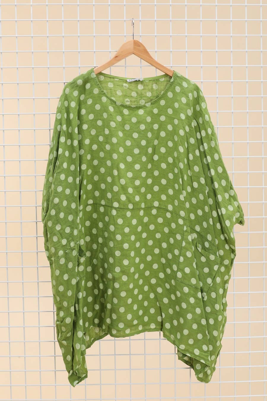 Polka Dot Linen Tunic
