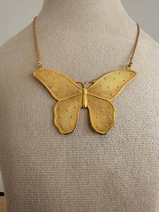 Butterfly Insect Chain Necklace | Hope + Rebirth Necklace