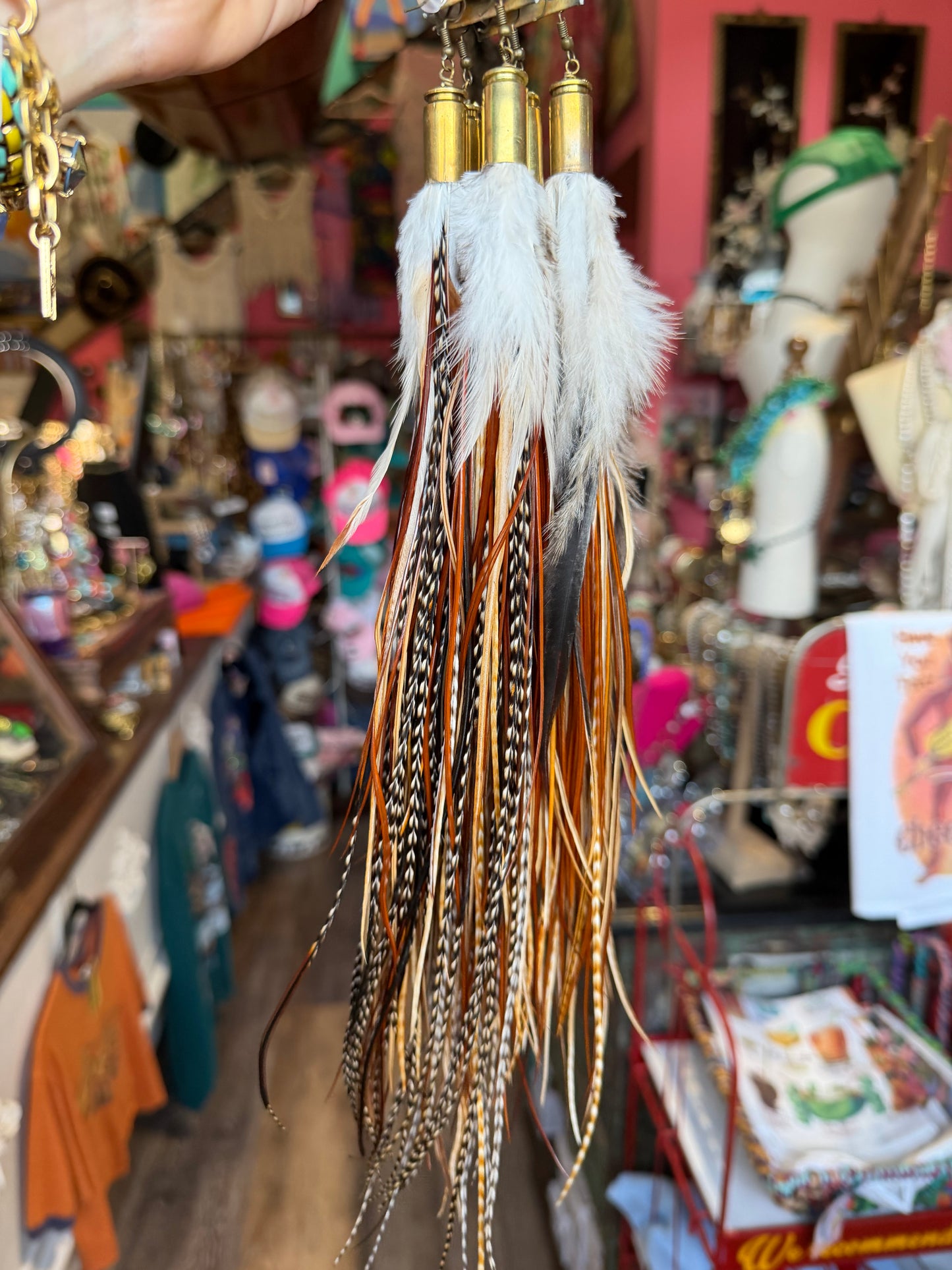 Long Feather Earrings