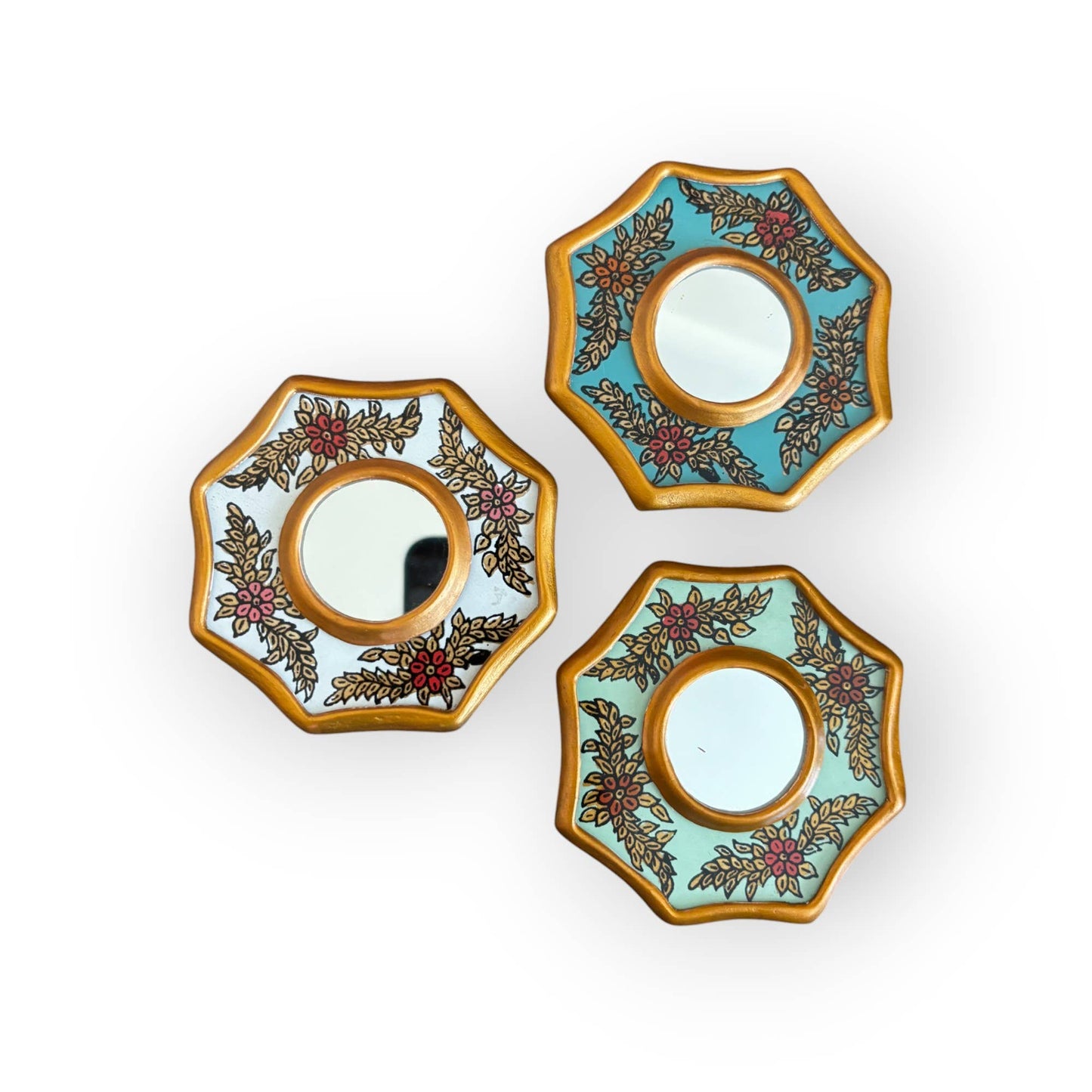 Handmade Decorative Peruvian Mirrors 3"