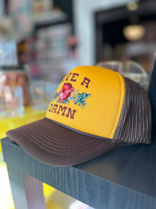 Give a Damn - Funny Beaver Trucker Hat