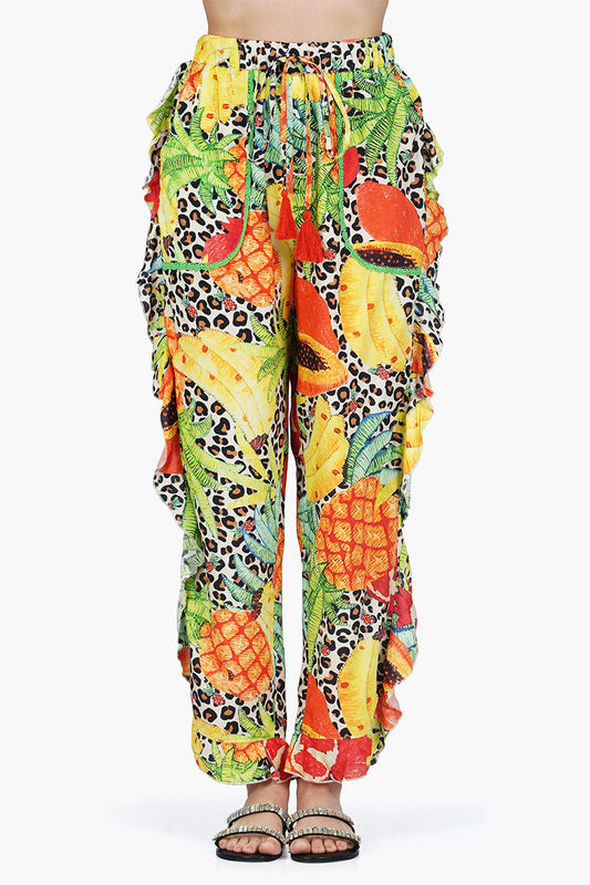 Fruit Punch Ruffle Pants