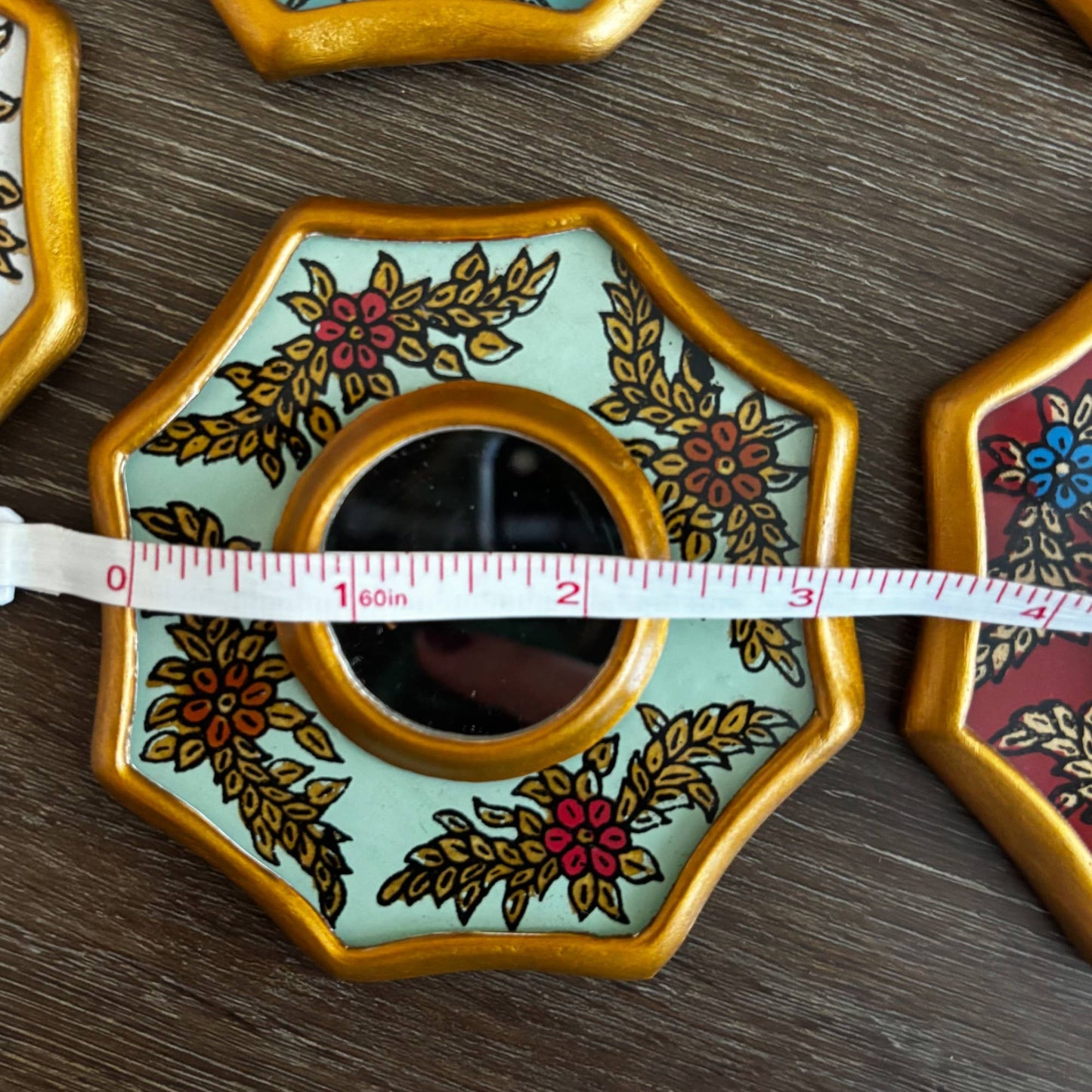Handmade Decorative Peruvian Mirrors 3"