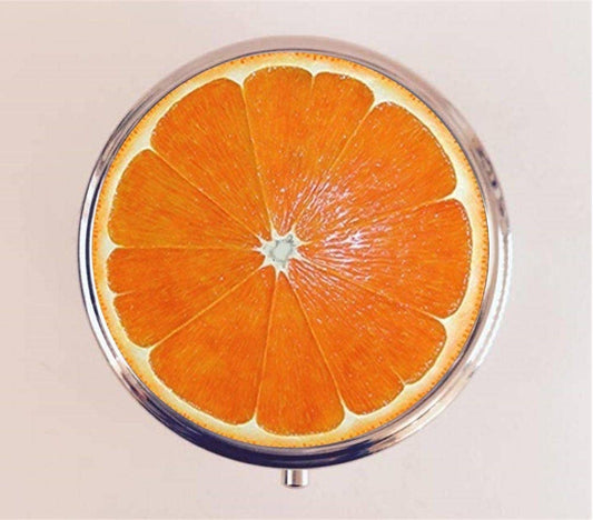 Orange Slice Pill Box