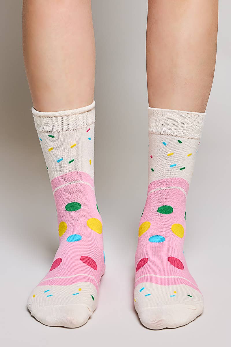 Colorful Novelty Crew Soft Socks