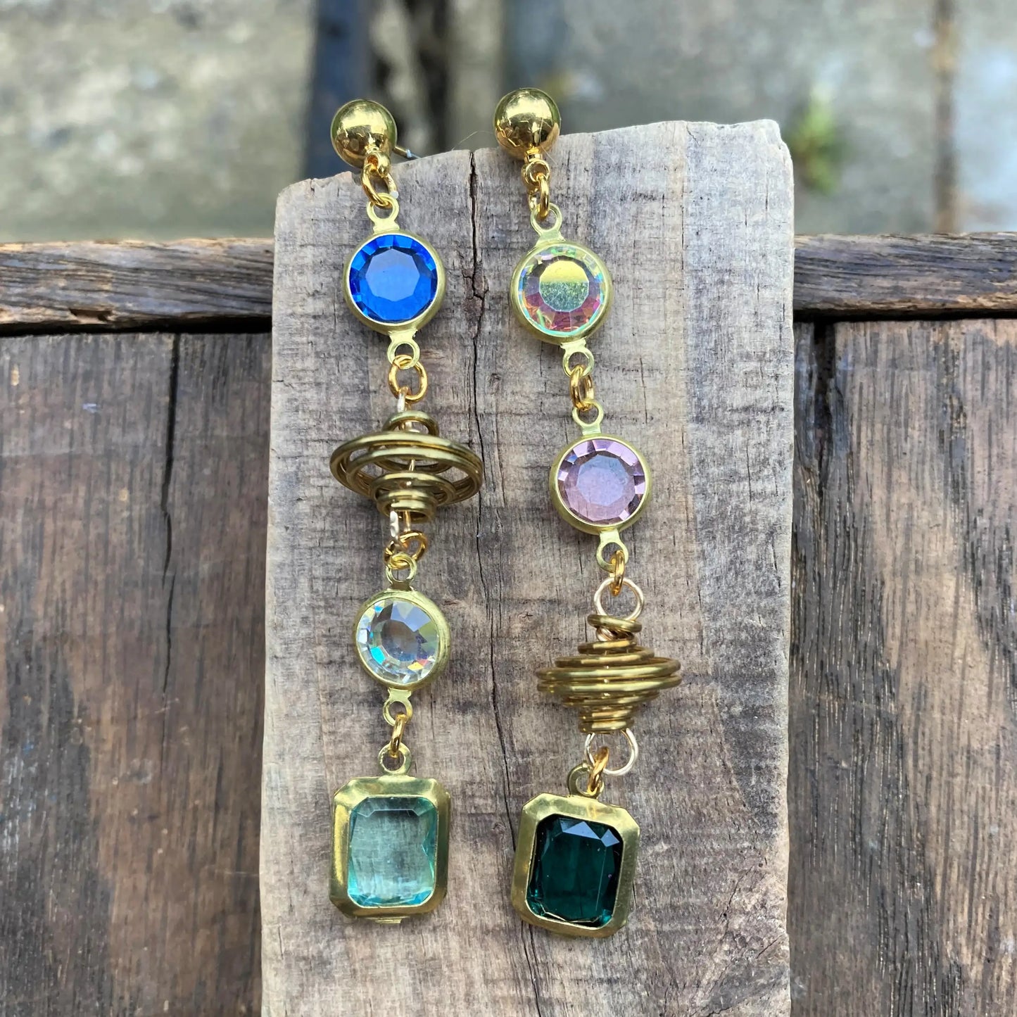 Galaxy Jewel Dangle Earrings