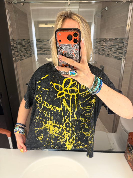 Boxy Flower Power T-Shirt