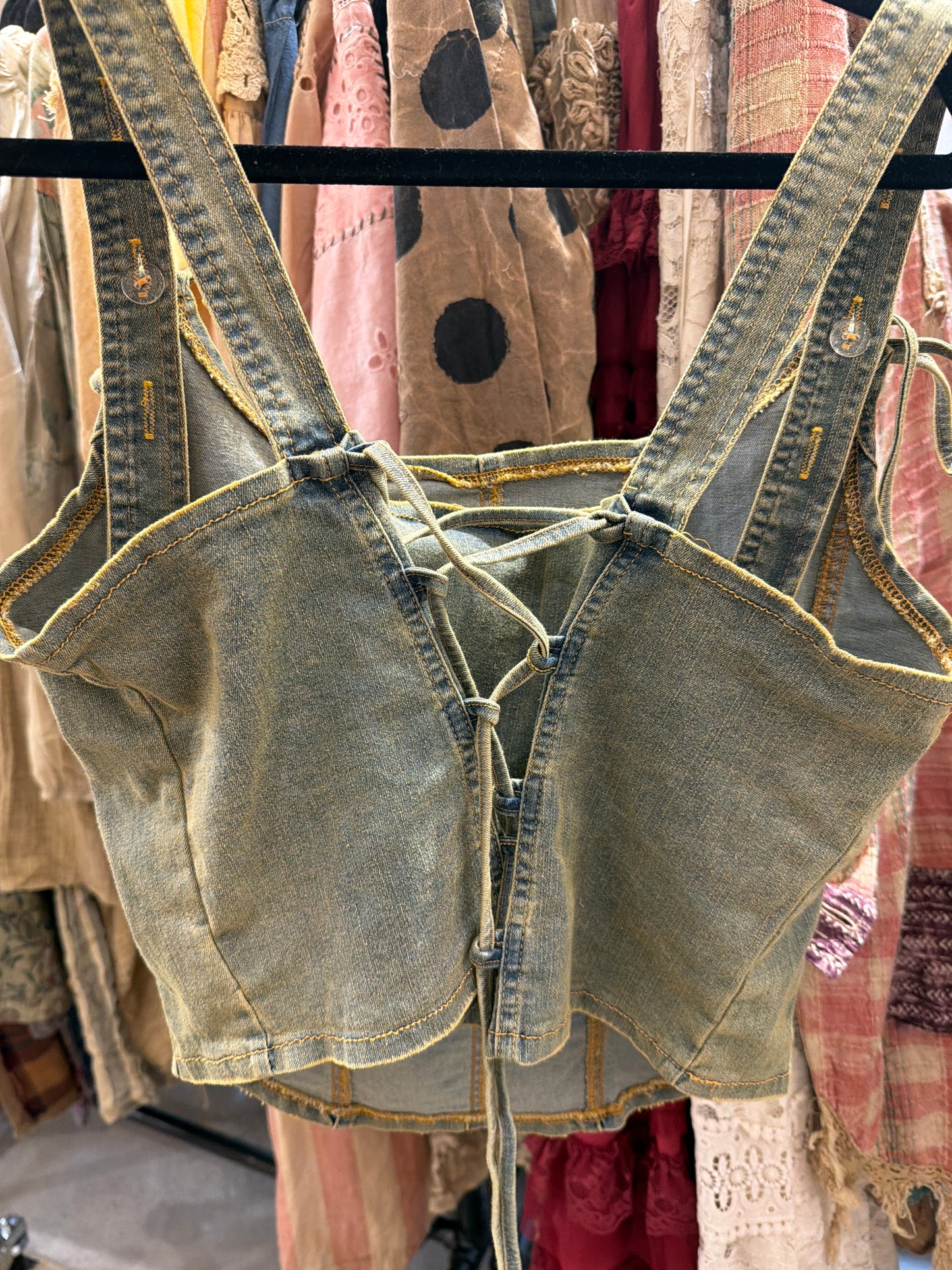 Blue Willow Denim Tank
