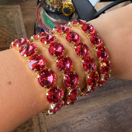 Pink Stretch Bracelet