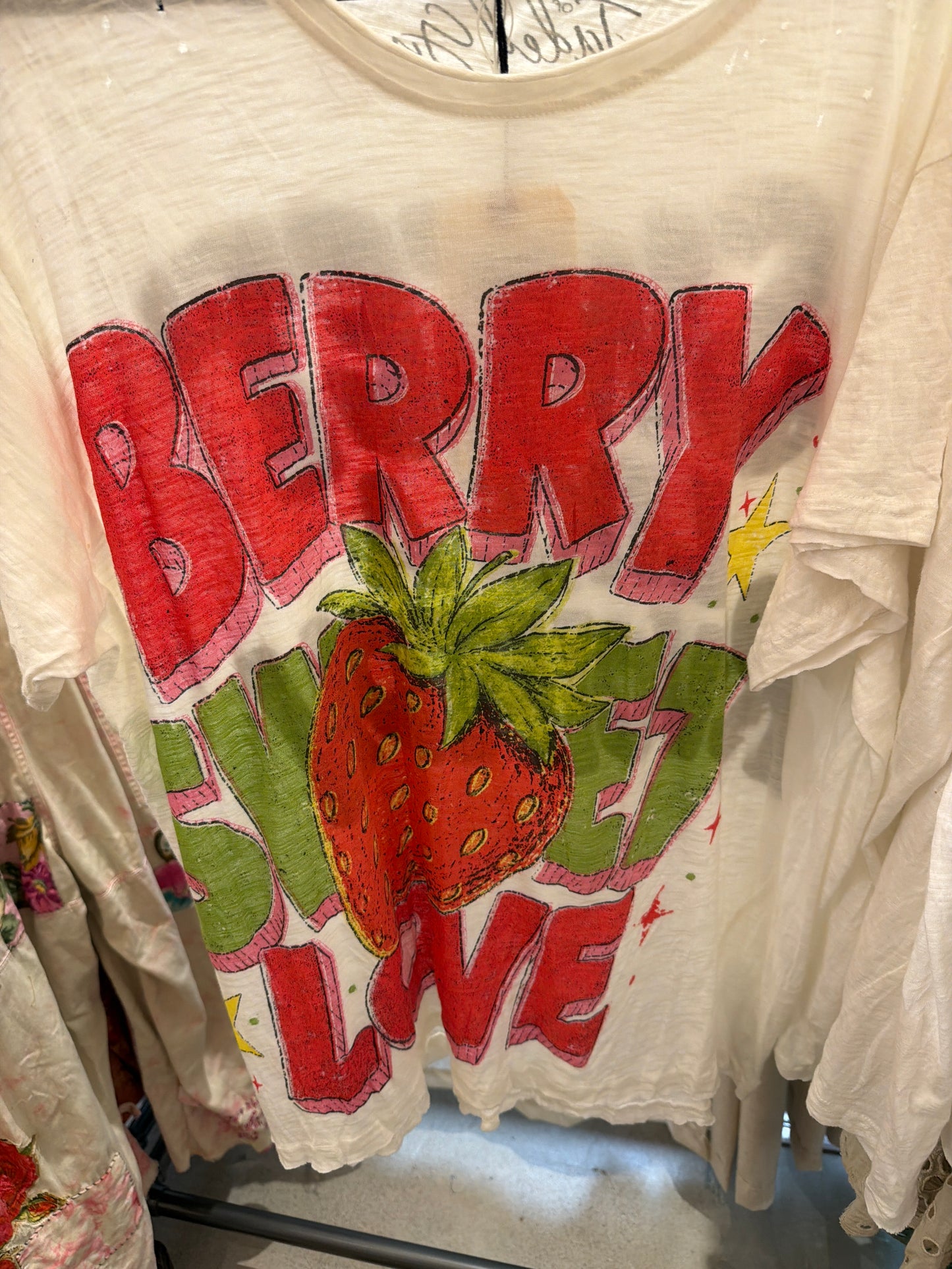 Weathered And Worn Berry Sweet Tee