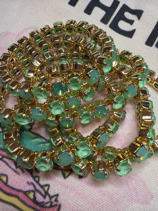 Teal Ocean Stretch Bracelet