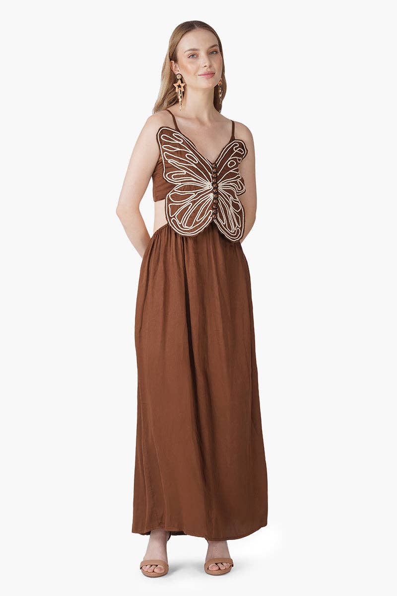 Butterfly Maxi Dress