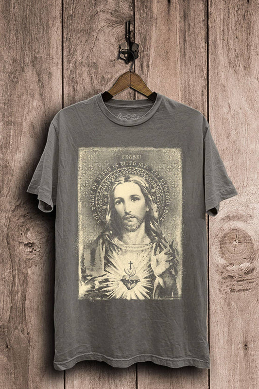 The Heart Of Jesus Graphic Top