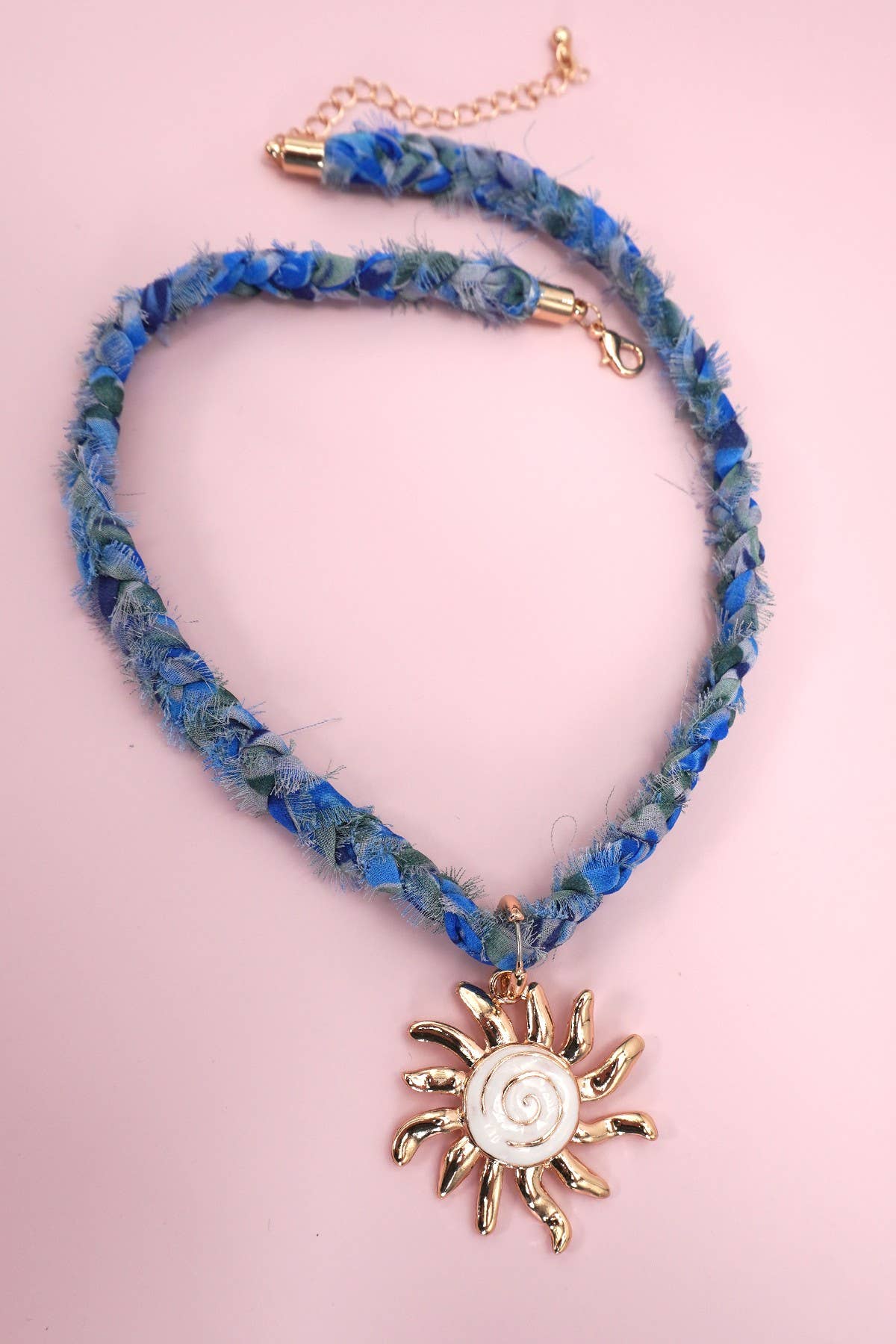 SCARF NECKLACE-INTERCHANGEABLE STARFISH SUN CHARM