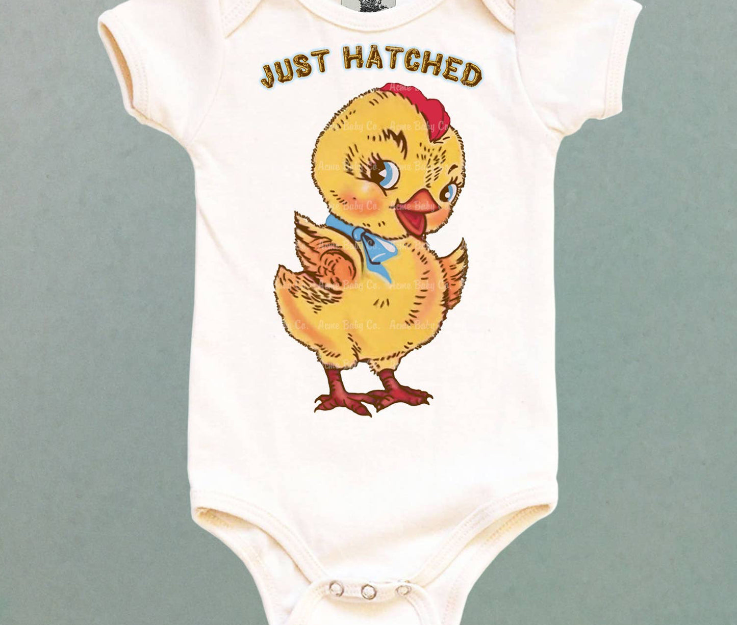 Just Hatched One Piece Baby Bodysuit