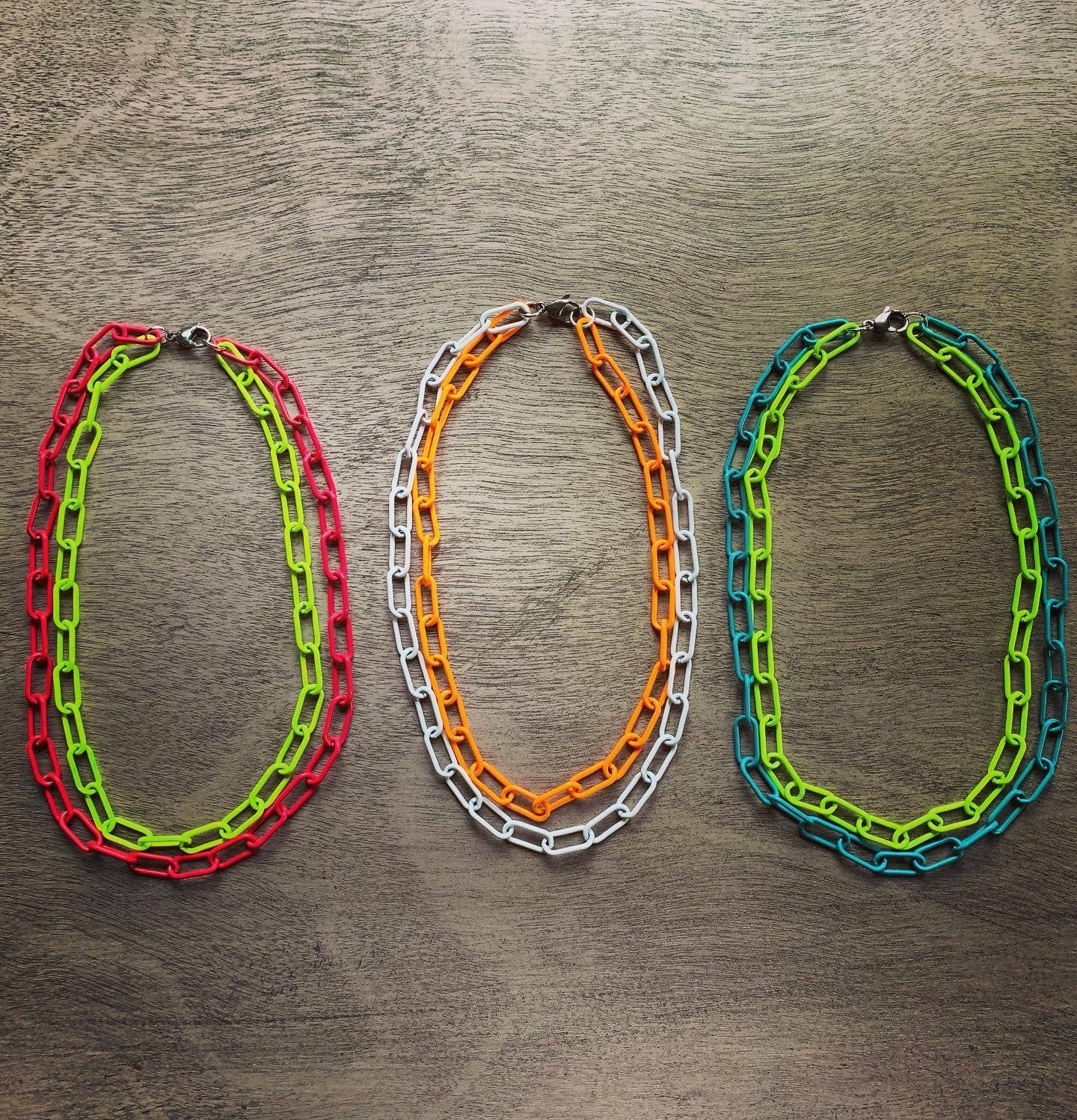 Candy Land Paperclip Necklace