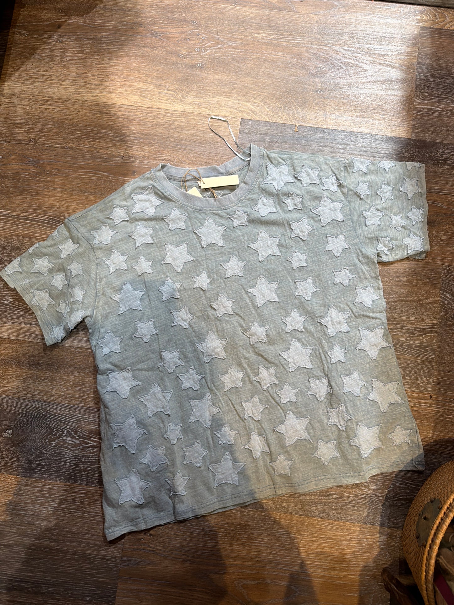 BABY BLUE STAR T-SHIRT