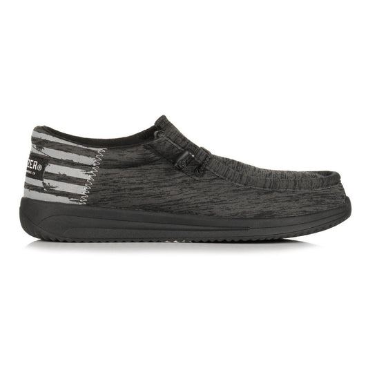 Howitzer Live Free Black Grey Slip-on Shoes