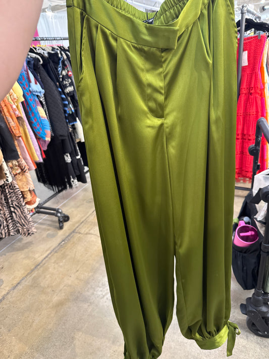Pre Order: Dark Citron Silk Pants