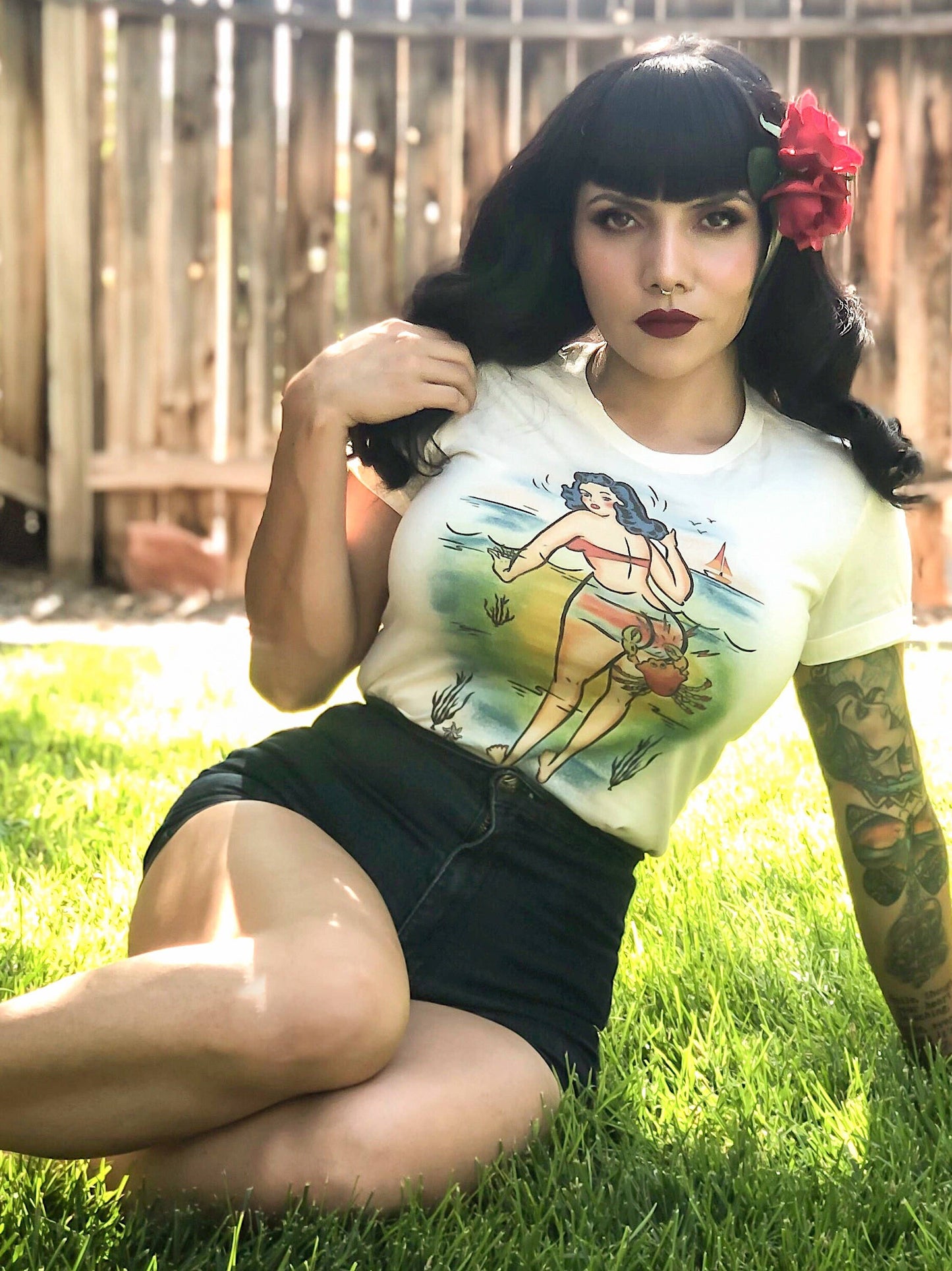 Pinch a Bum Fitted Tee