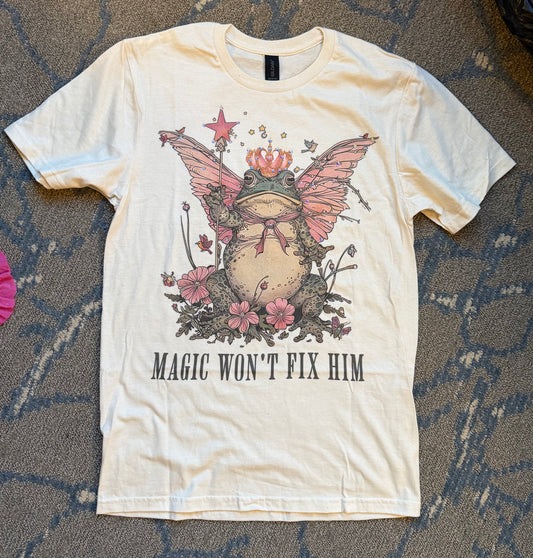 Magic Won’t Fix Him Frog T-Shirt