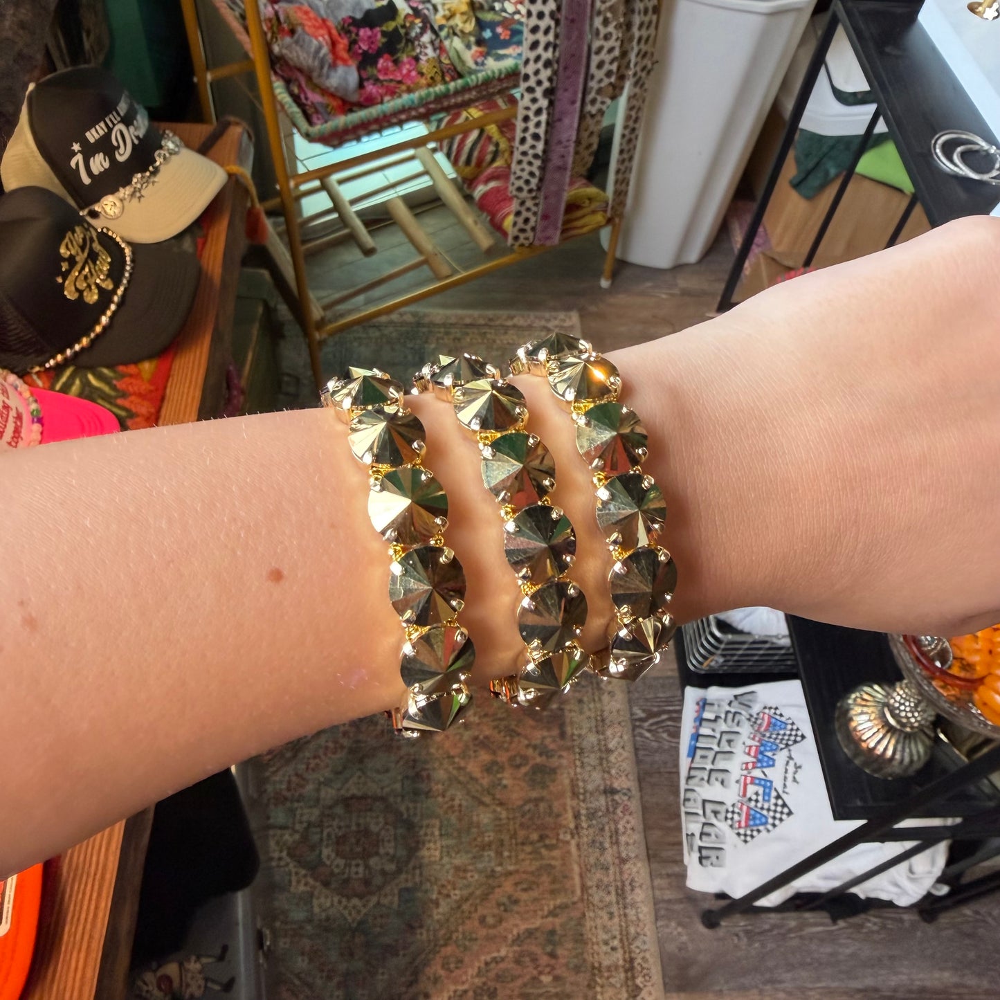 Gold Stretch Bracelet